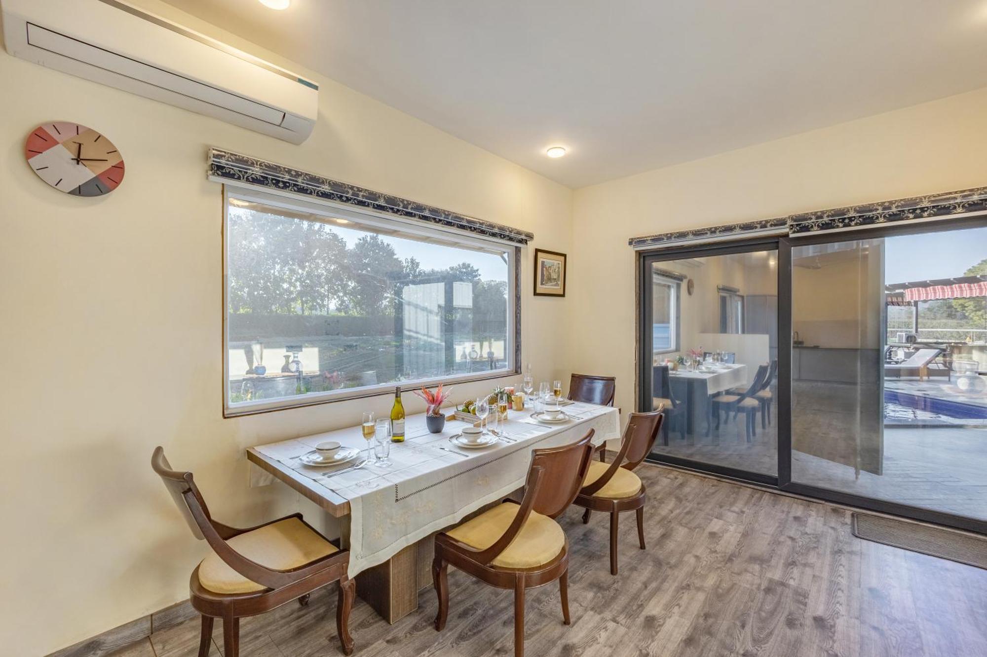 Вилла Elivaas Hidden Oasis 4Bhk With Pool, Mud House & Container House Dhauj Экстерьер фото