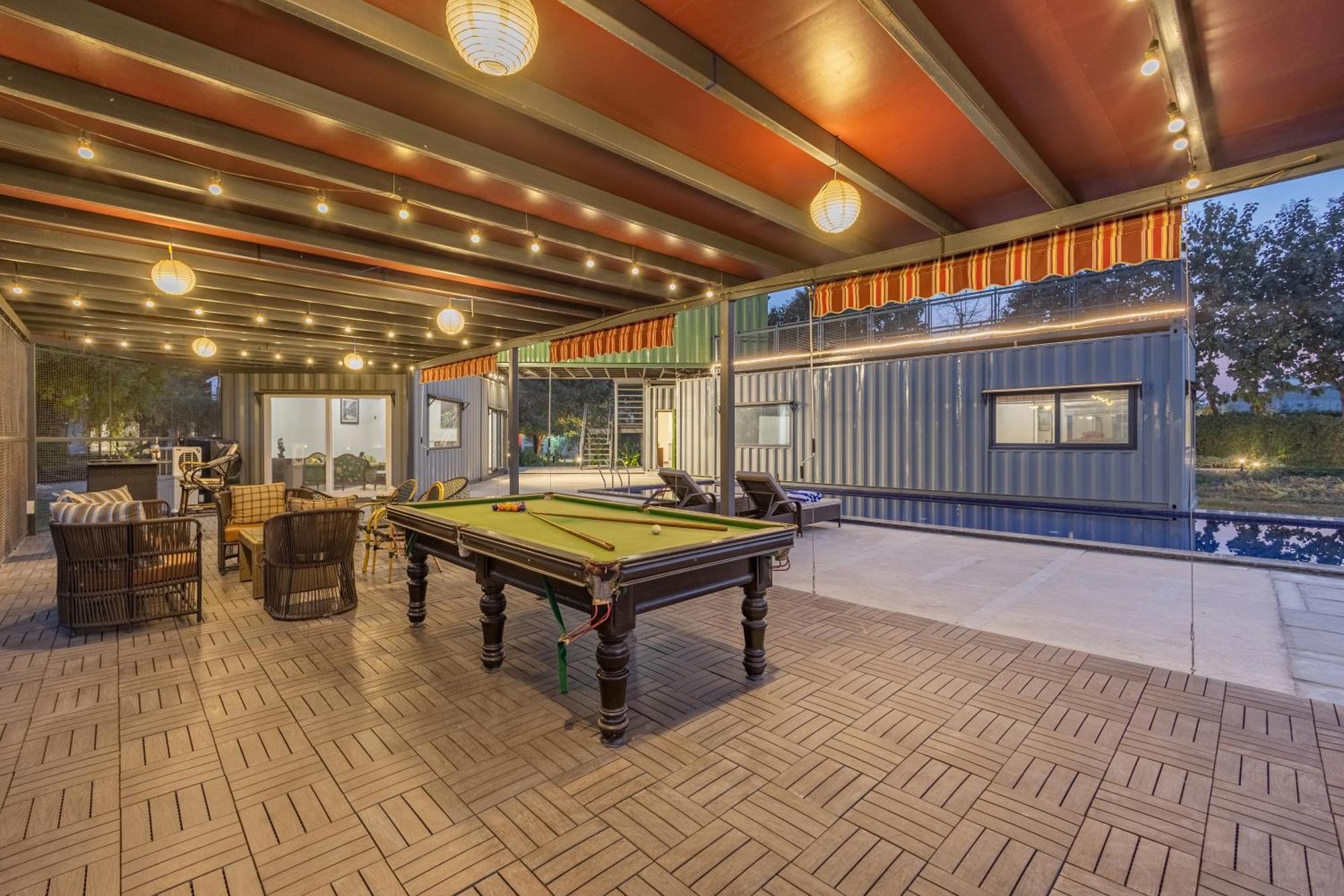 Вилла Elivaas Hidden Oasis 4Bhk With Pool, Mud House & Container House Dhauj Экстерьер фото