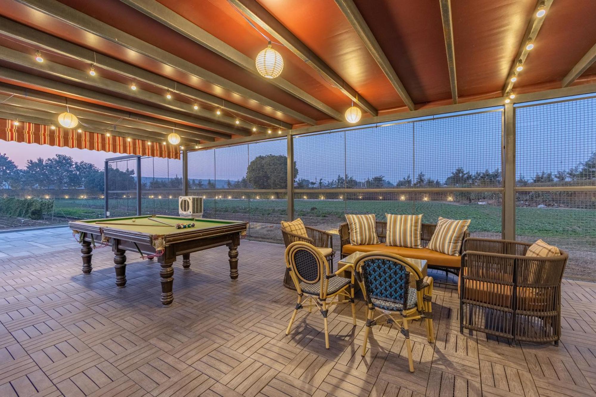 Вилла Elivaas Hidden Oasis 4Bhk With Pool, Mud House & Container House Dhauj Экстерьер фото